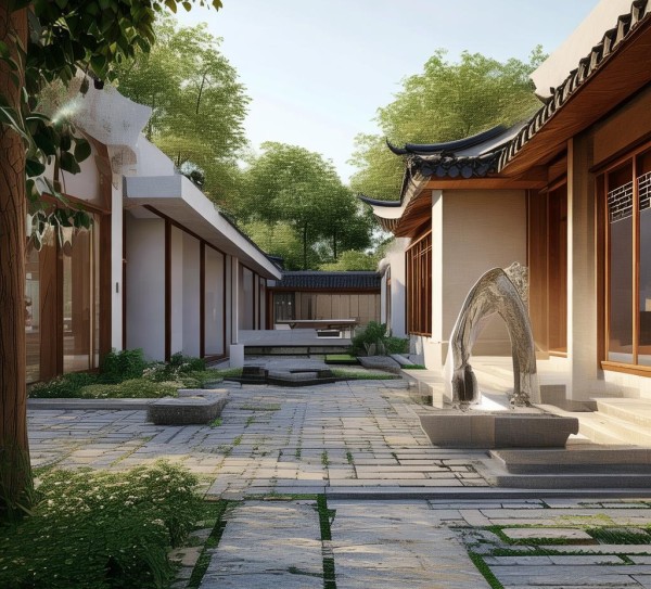 院子的诗意与现代空间美学的完美结合